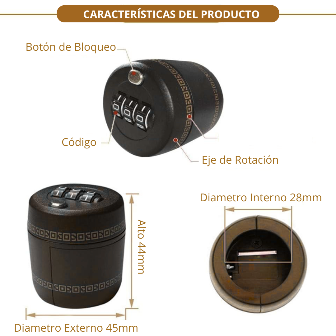 Tapón Anti Robo Para Botellas